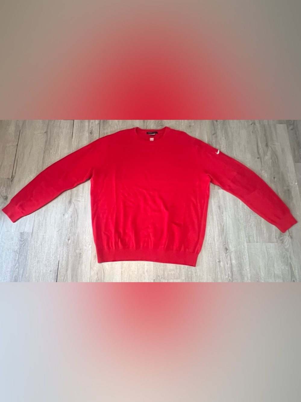 Nike VTG Tiger woods collection golf dri-fit Classic Red Crewneck Sweater xxl